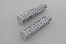 Load image into Gallery viewer, Chrome Light Grooves Footpeg Set 0 /  All models with female mounting block