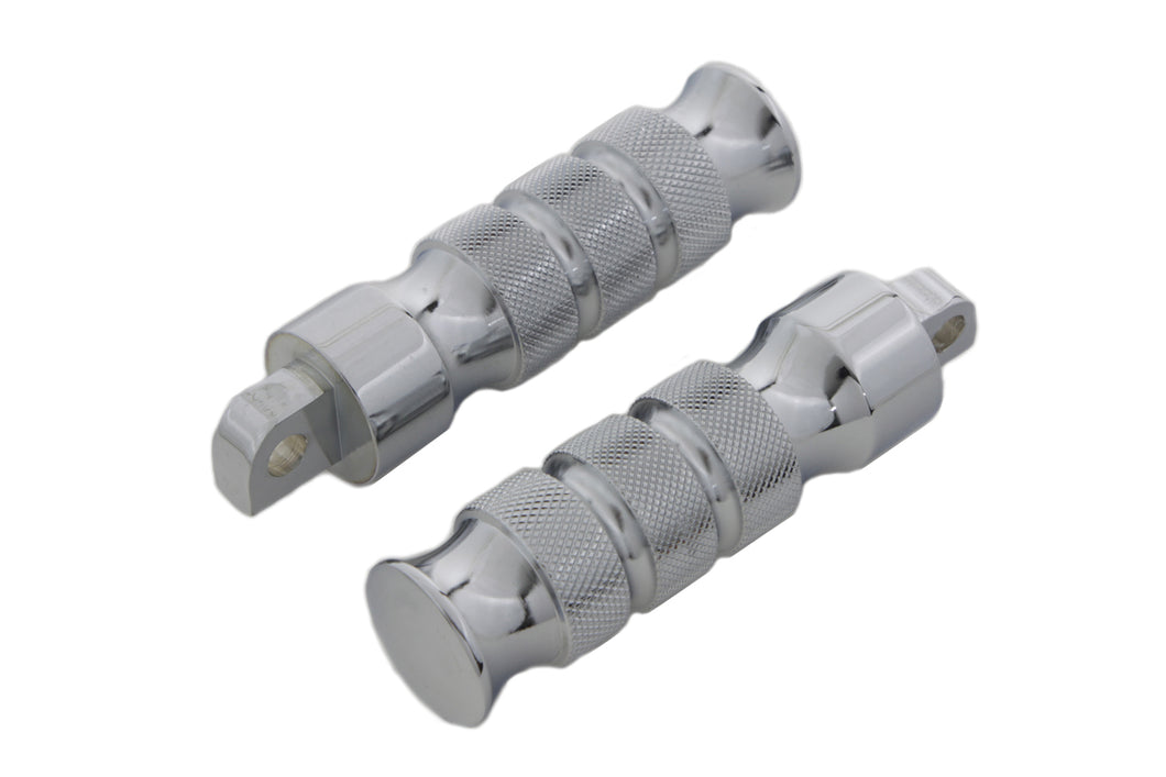 Convex Knurled Footpeg Set 0 /  All models with female mounting block