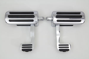 Chrome Footpeg Set with Heel Rest 0 /  All models with female mounting block