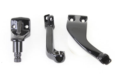 Black Driver Replica Footpeg Mount Set 1982 / 1994 FXR 1982 / 1994 FXR