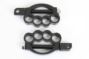 Knuckle Footpeg Set Black 0 /  All models with female mounting block