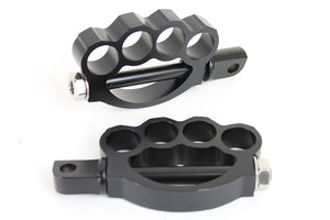 Knuckle Footpeg Set Black 0 /  All models with female mounting block