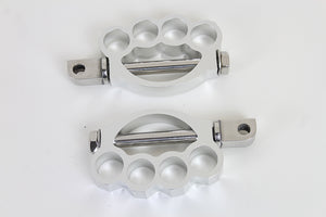 Knuckle Footpeg Set Chrome 0 /  All models with female mounting block