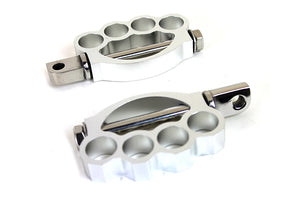 Knuckle Footpeg Set Chrome 0 /  All models with female mounting block