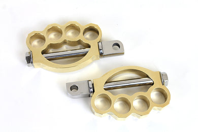 Knuckle Footpeg Set Sand 0 /  All models with female mounting block