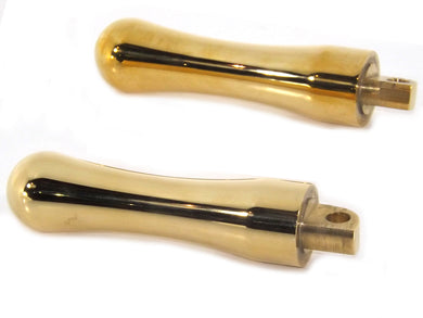 Brass Contour Footpeg Set 0 /  All models with female mounting block