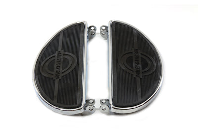 Driver Chrome Footboard Set with Logo 1940 / 1984 FL 1940 / 1946 U 1940 / 1952 W 1941 / 1972 G