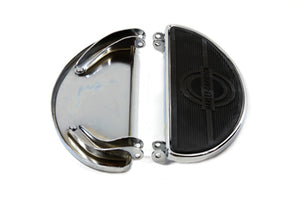 Driver Chrome Footboard Set with Logo 1940 / 1984 FL 1940 / 1946 U 1940 / 1952 W 1941 / 1972 G