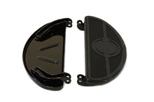 Load image into Gallery viewer, Driver Black Footboard Set with Bullseye Design 1940 / 1984 FL 1940 / 1946 U 1940 / 1952 W 1941 / 1972 G