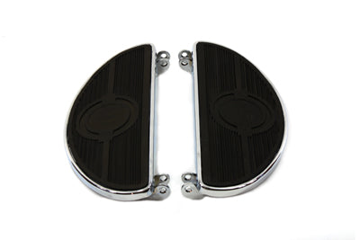 Driver Chrome Footboard Set with Half Moon Shape 1940 / 1984 FL 1940 / 1946 U 1940 / 1952 W 1941 / 1972 G