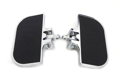 Passenger Mini Footboard Set Rubber Style 0 /  Custom application on plates that have a hole for stud type mount