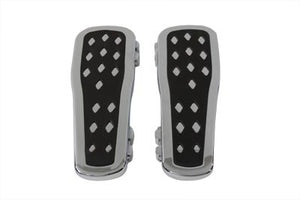 Driver Footboard Set with Diamond Design 1980 / UP FLT 1986 / UP FLST driver application1980 / UP FLT