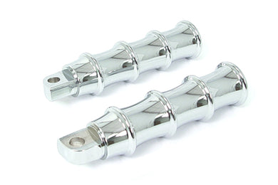 Chrome Tribal Style Footpeg Set 1986 / UP FXST