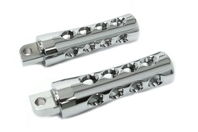 Chrome Concave Style Footpeg Set 1986 / UP FXST