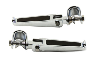 Chrome Chopper Style Footpeg Set 0 /  All models with 1 or 1-1/4