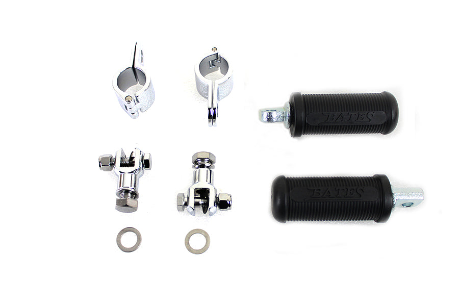Bates Clamp on Footpeg Set 0 /  All models with 1-1/8 engine bar