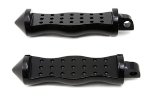 Black Form Factor Footpeg Set Druid Style 0 /  All models with female mounting block