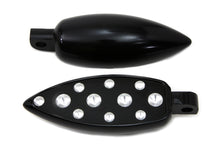 Load image into Gallery viewer, Black Teardrop Style Footpeg Set 0 /  All models with female mounting block