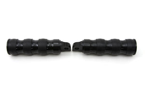 Black Three Band Style Footpeg Set 0 /  All models with female mounting blocks.