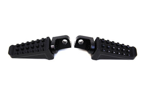 Black Racer Style Footpeg Set 0 /  All models with female mounting blocks