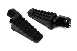 Black Racer Style Footpeg Set 0 /  All models with female mounting blocks