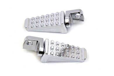 Chrome Racer Style Footpeg Set 0 /  All models with female mounting blocks