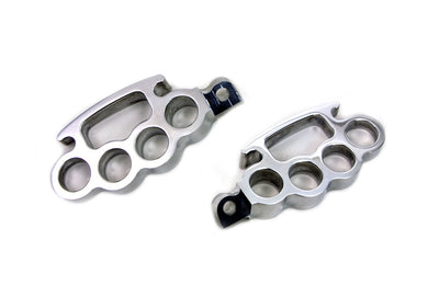 Polished Knuckle Footpeg Set 0 /  All models with female mounting block