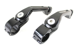 Adjustable Footpeg Mount Kit Black 0 /  Custom application