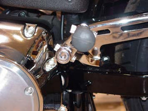 Adjustable Passenger Footpeg Mount Kit Chrome 0 /  Custom all models with male mount style passenger footpegs