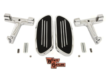 Wyatt Gatling Chrome Passenger Footboard Kit 1993 / UP FLT