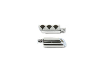 Load image into Gallery viewer, Diamond Style Adjustable Footpeg Set Chrome 0 /  All models with female mounting block