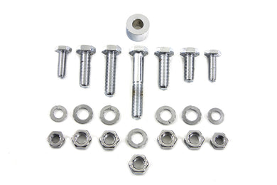 Exhaust System Mounting Bolt Kit Chrome 1936 / 1952 EL 1941 / 1957 FL