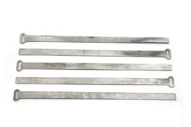 Cadmium Feed Oil Line Straps 1965 / 1971 FX 1965 / 1971 FL