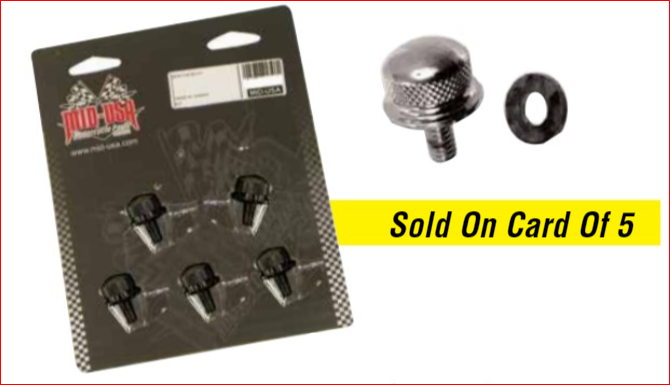 Quick Release Seat Screw Chrome Plated 1 / 4-20 Thread Pitch