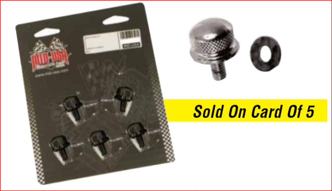 Quick Release Seat Screw Chrome Plated 1 / 4-28 Thread Pitch