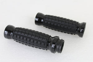 Alligator Style Grip Set Black 1982 / 1984 FL 1982 / 1984 FX 1982 / 1995 XL 1984 / 1995 FXST 1986 / 1995 FLST 1982 / 1994 FXR 1991 / 1995 FXD 1979 / 1995 FLT