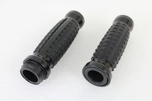 Alligator Style Grip Set Black 1982 / 1984 FL 1982 / 1984 FX 1982 / 1995 XL 1984 / 1995 FXST 1986 / 1995 FLST 1982 / 1994 FXR 1991 / 1995 FXD 1979 / 1995 FLT