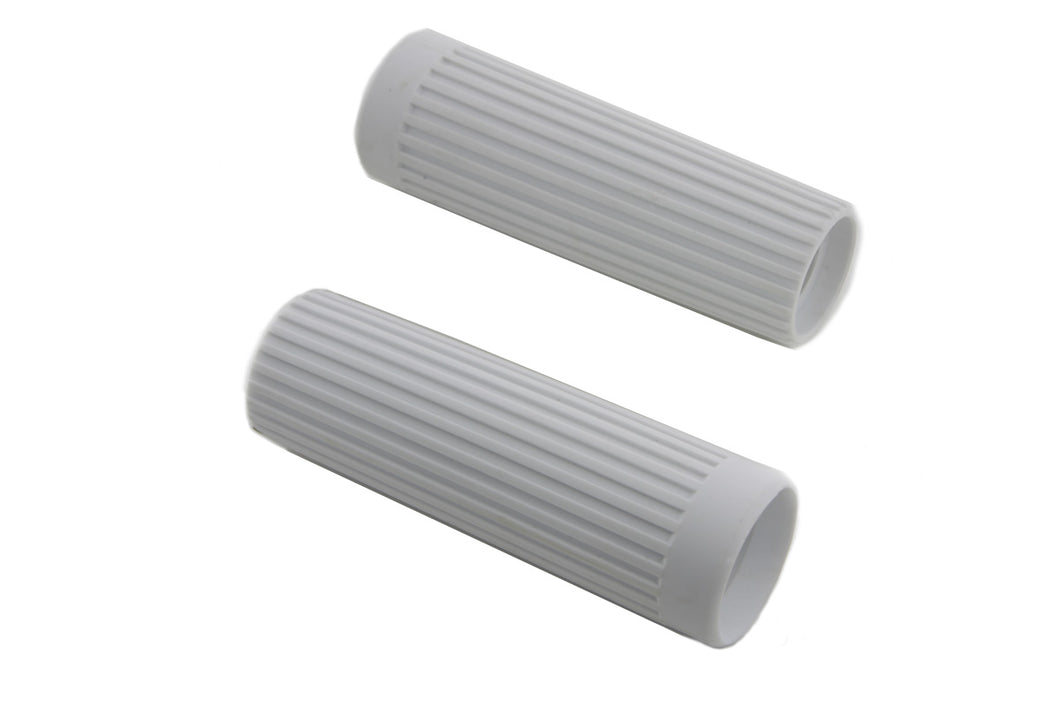 Replica Rib Style White Grip Set 1962 / 1965 FL 1962 / 1965 XL