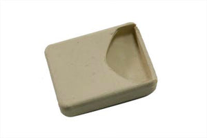 White Brake Pedal Rubber 1971 / 1984 FX