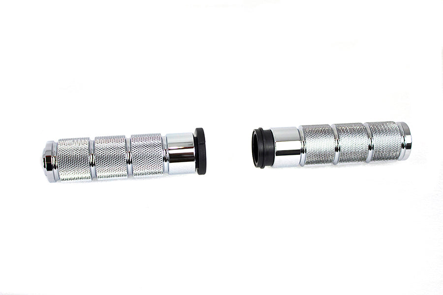 Chrome Retro Throttle by Wire Grip Set 2008 / UP FLT 2016 / UP FLST 2016 / UP FXST
