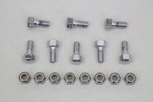Load image into Gallery viewer, Rear Brake Drum Bolt and Nut Kit Chrome 1952 / 1956 K 1957 / 1965 XL