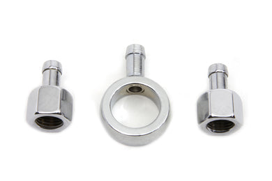 Chrome Gas Tank Fitting Kit 1941 / 1949 FL 1940 / 1949 WL 1940 / 1948 UL 1940 / 1949 G 1940 / 1940 EL