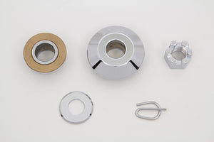 Front Axle Spacer Kit Smooth Style Chrome 1997 / 1999 FLSTS