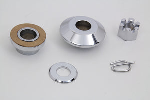 Front Axle Spacer Kit Smooth Style Chrome 1997 / 1999 FLSTS