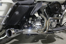 Load image into Gallery viewer, FLT Offset Megaphone 2:1 1-3/4 Exhaust Chrome with Chrome 2006 / 2016 FLT