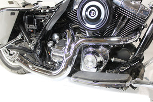 FLT 2:1 Lake Style Exhaust System Chrome 2007 / 2016 FLT
