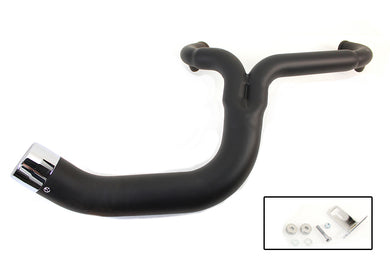 FLT 2:1 Lake Style Exhaust System Black 1997 / 2016 FLT