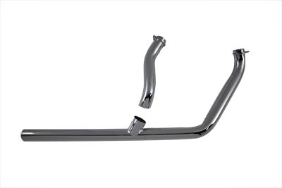 Chrome Exhaust Header Kit for Kick or Electric 1970 / 1984 FL