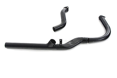 2 into 1 Black Exhaust Header Set 1966 / 1969 FL