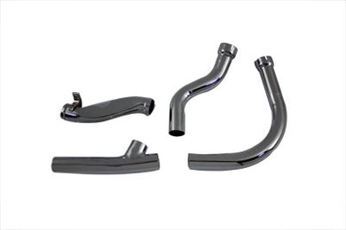 2 into 1 Exhaust Pipe Chrome Header Set 1948 / 1957 FL